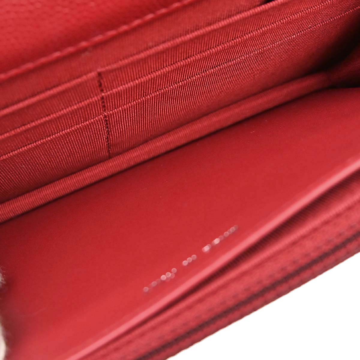 Chanel 2017-2018 Red Caviar Skin Classic WOC Wallet on Chain Bag
