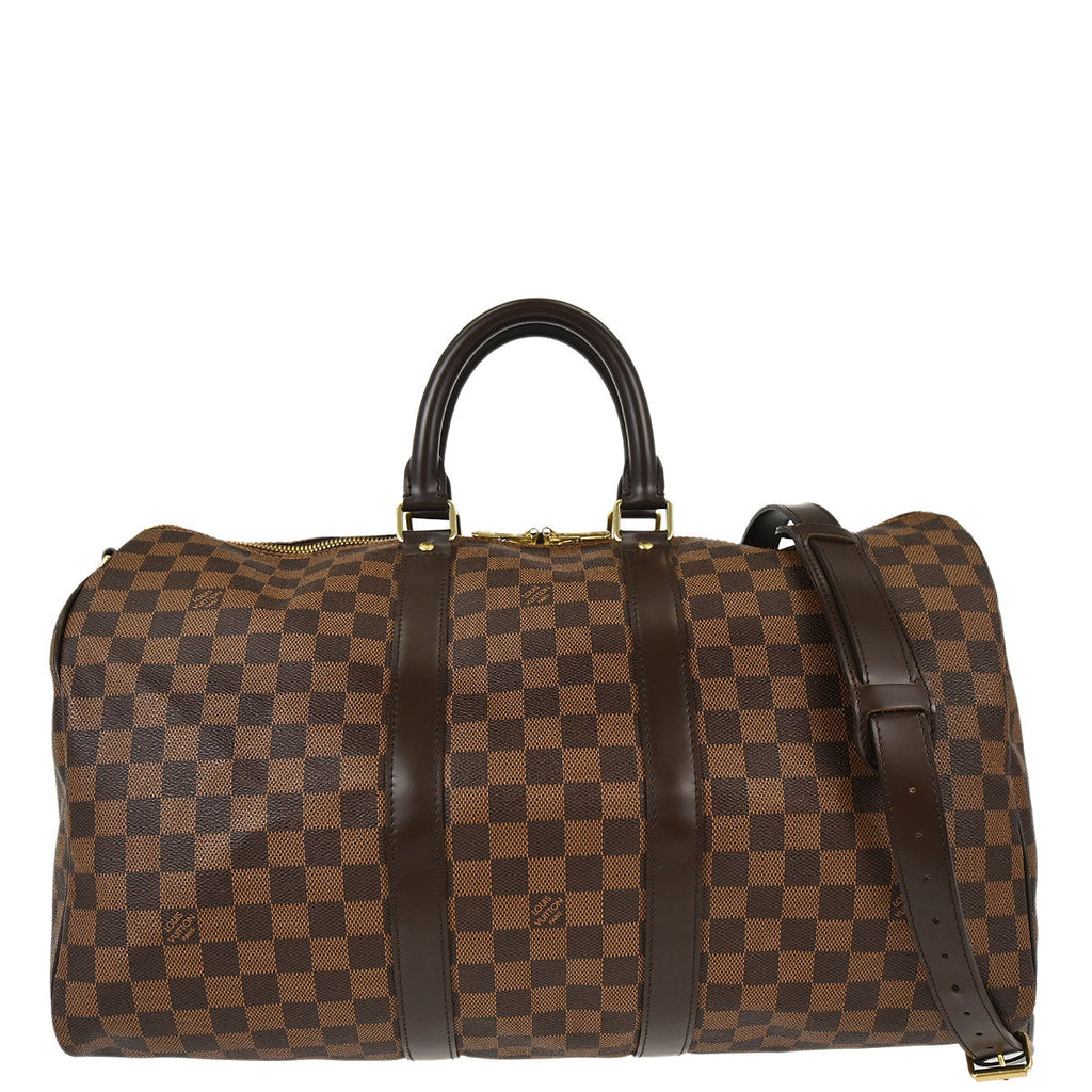 Louis Vuitton Damier Keepall Bandouliere 45 Duffle Bag N41428