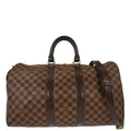 Louis Vuitton Damier Keepall Bandouliere 45 Duffle Bag N41428
