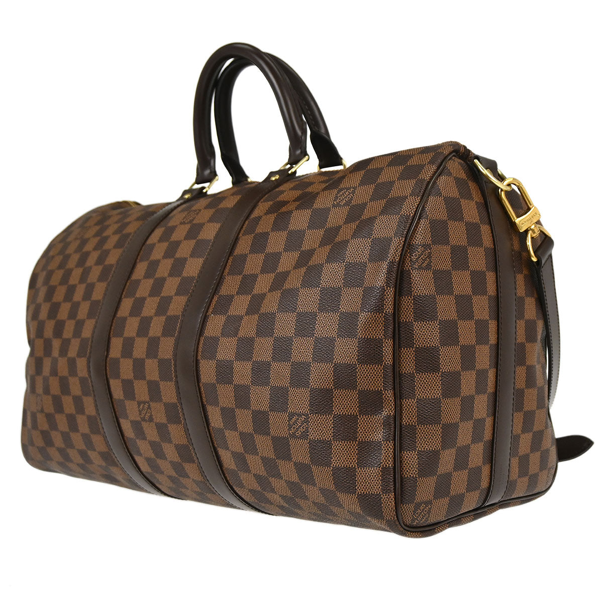 Louis Vuitton Damier Keepall Bandouliere 45 Duffle Bag N41428