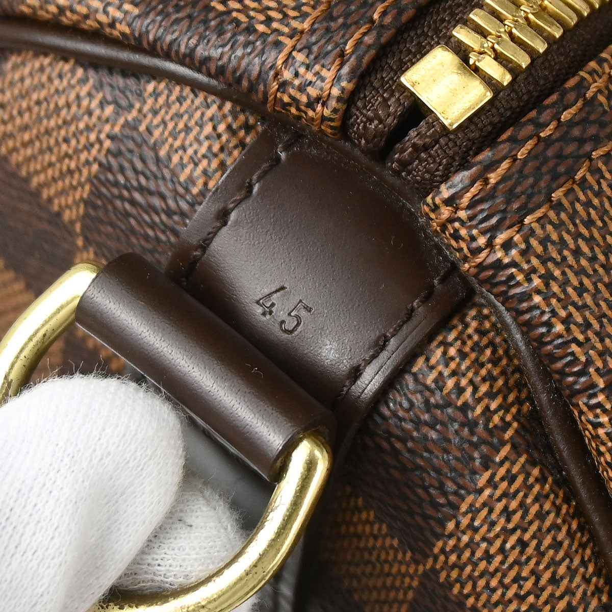 Louis Vuitton Damier Keepall Bandouliere 45 Duffle Bag N41428