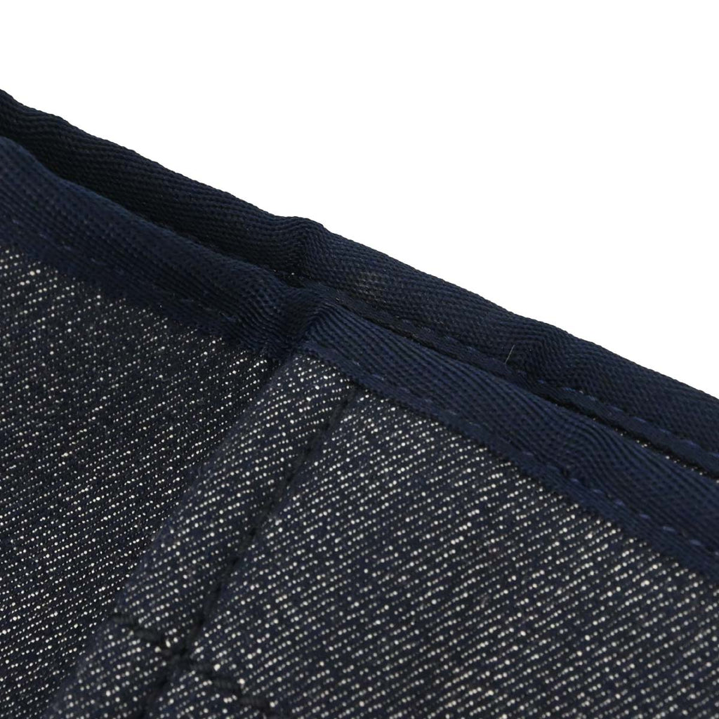 Chanel 2014-2015 Navy Denim Medium Deauville 2way Shoulder Tote Handbag