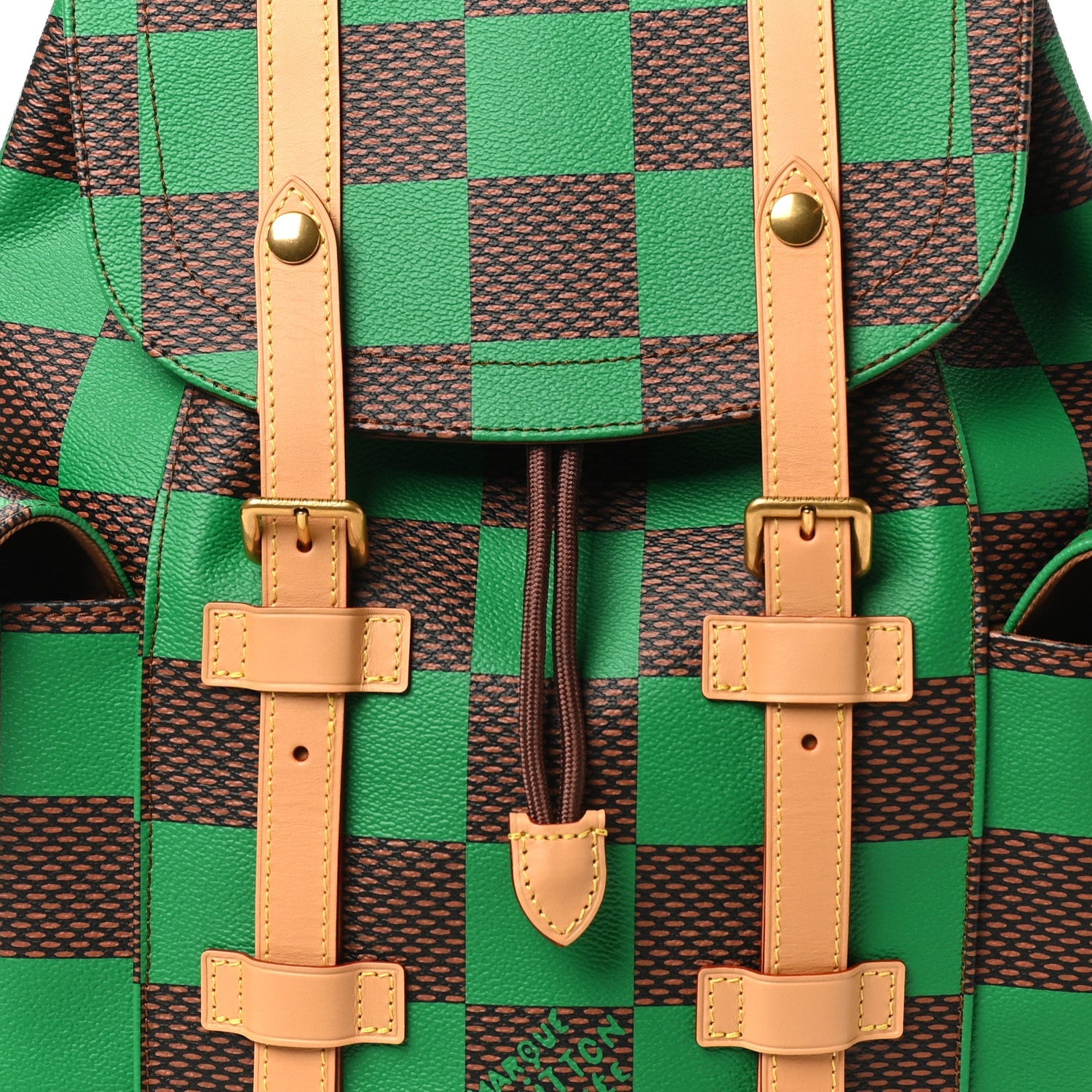Louis Vuitton Damier Pop Christopher MM Backpack Green