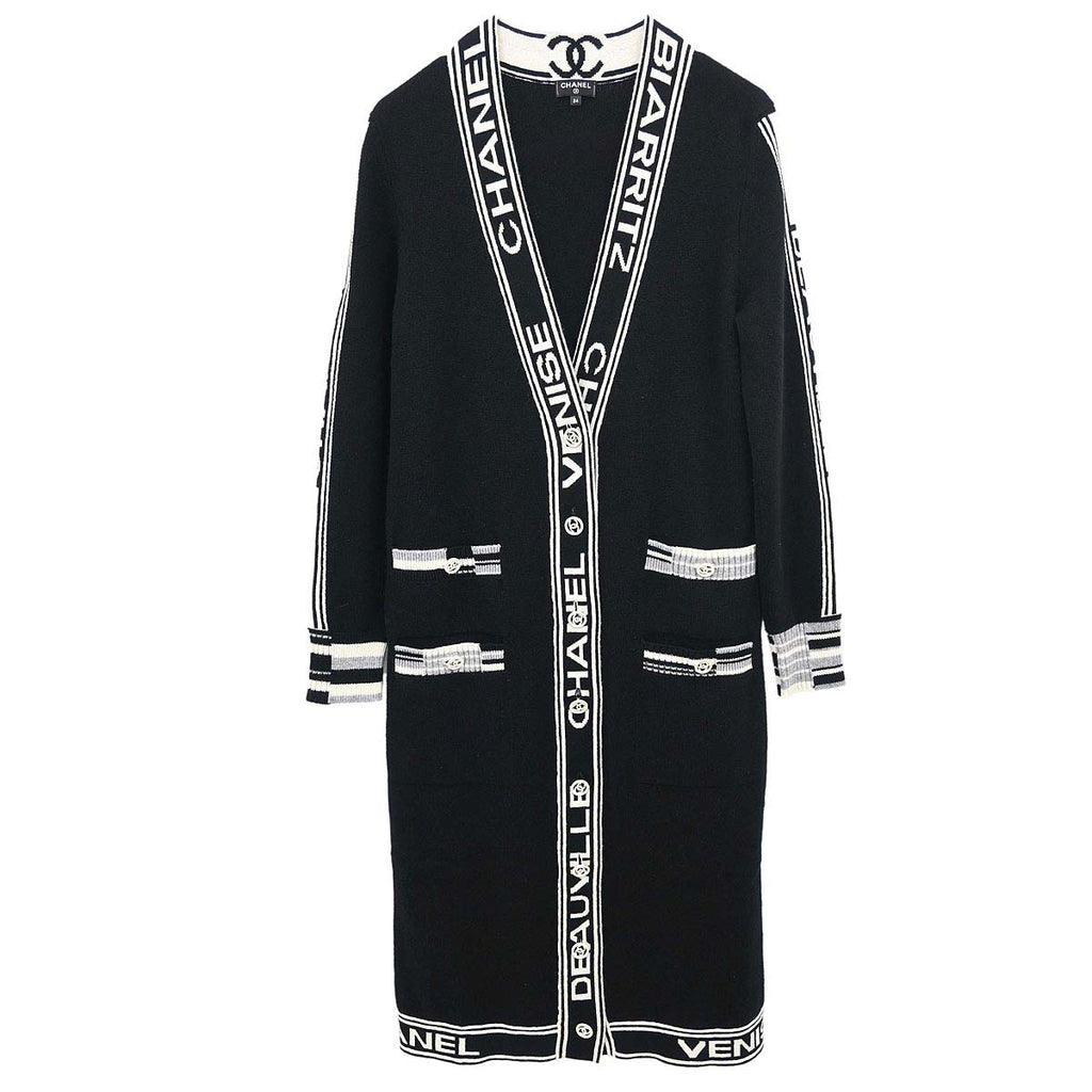 Chanel 2019 Long Cardigan Black #34