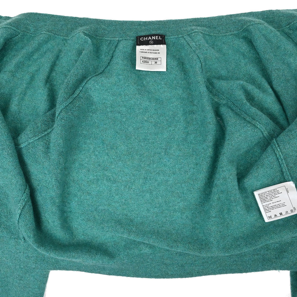 Chanel 2014-2015 Cardigan Green #36