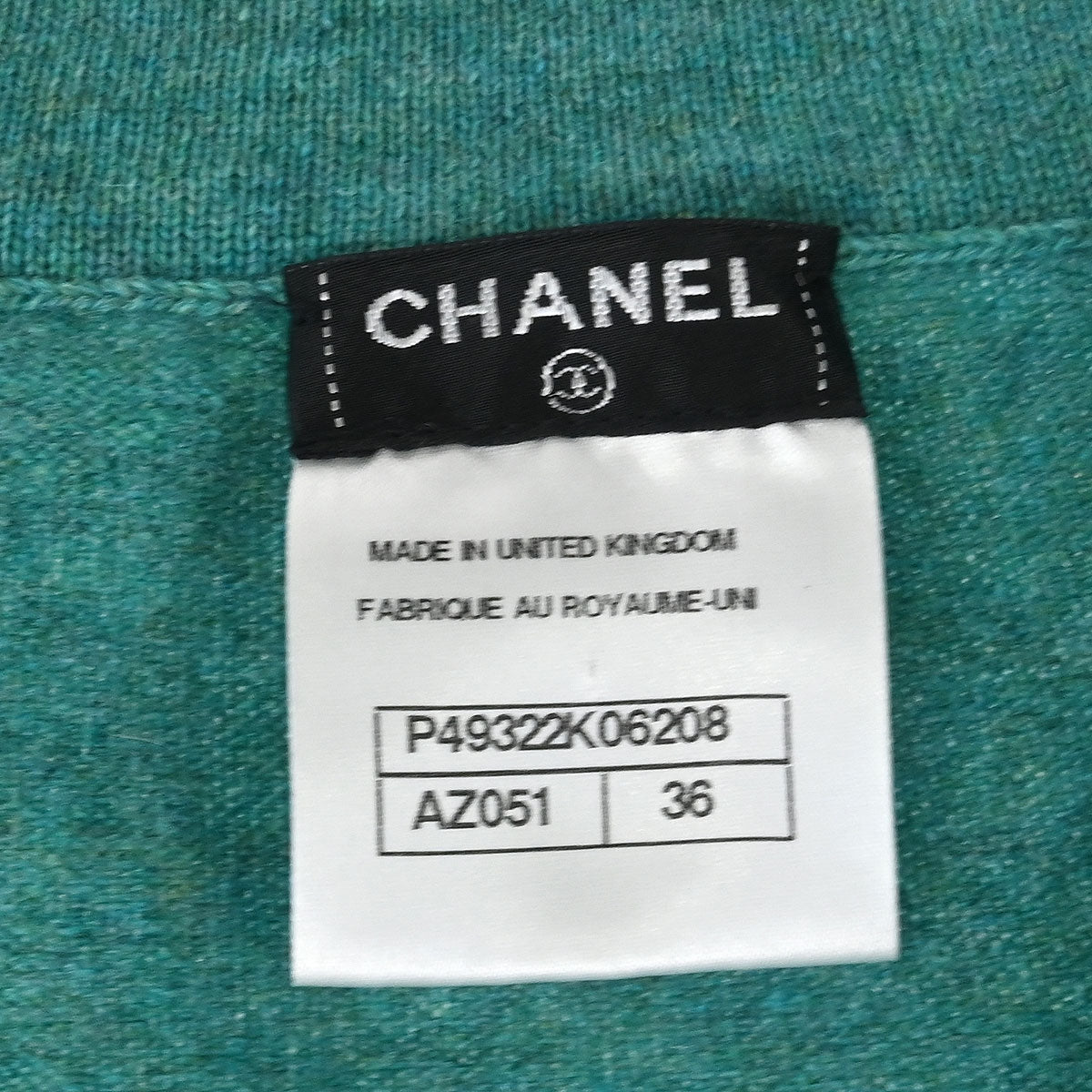 Chanel 2014-2015 Cardigan Green #36