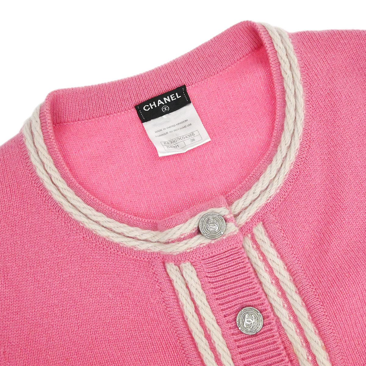 Chanel 2012 Cardigan Pink #38