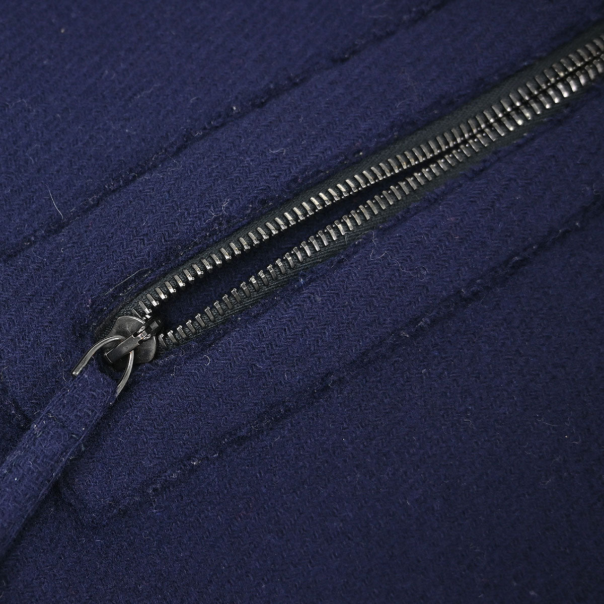Chanel 2011-2012 Single Breasted Zip Up Jacket Navy #34