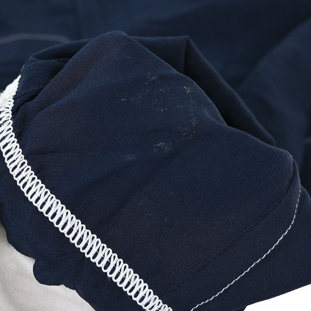 Chanel 2012 Single Breasted Zip Up Jacket Navy #38