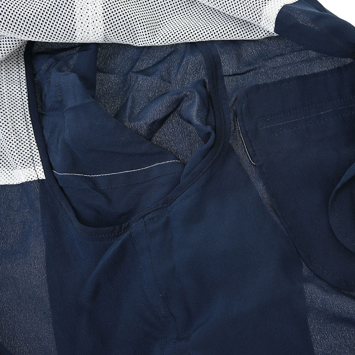 Chanel 2012 Single Breasted Zip Up Jacket Navy #38