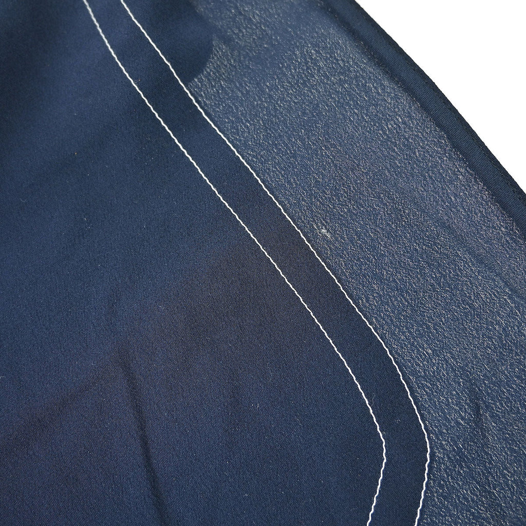 Chanel 2012 Single Breasted Zip Up Jacket Navy #38