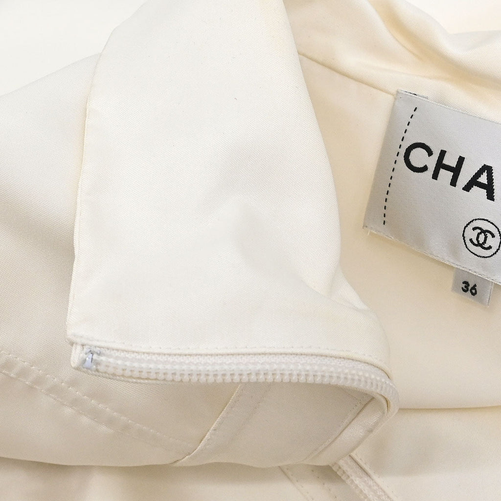 Chanel 2017-2018 Zip Up Jacket White #36