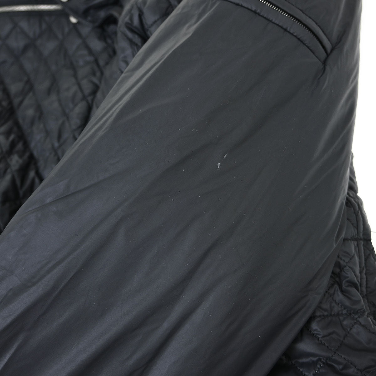 Chanel 2013-2014 Single Breasted Zip Up Jacket Black #38