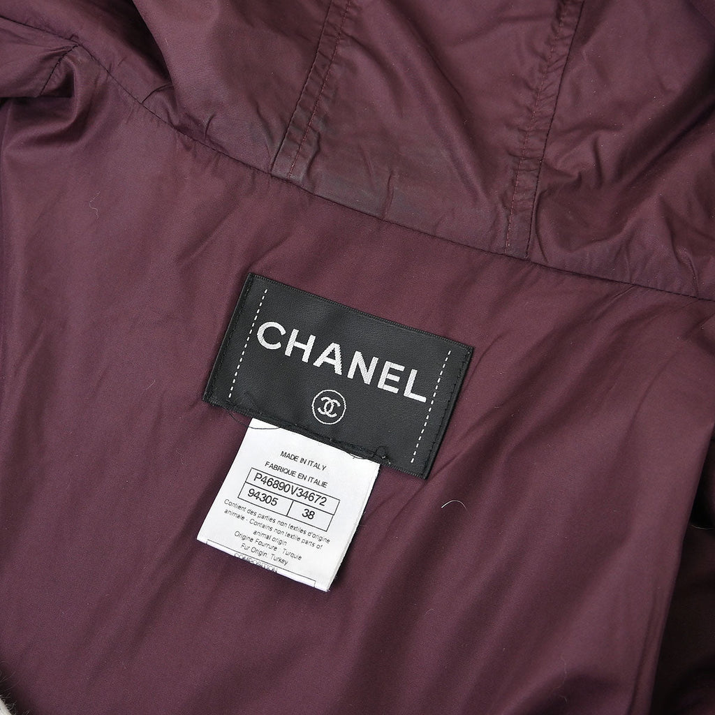 Chanel 2013-2014 Single Breasted Zip Up Jacket Black #38