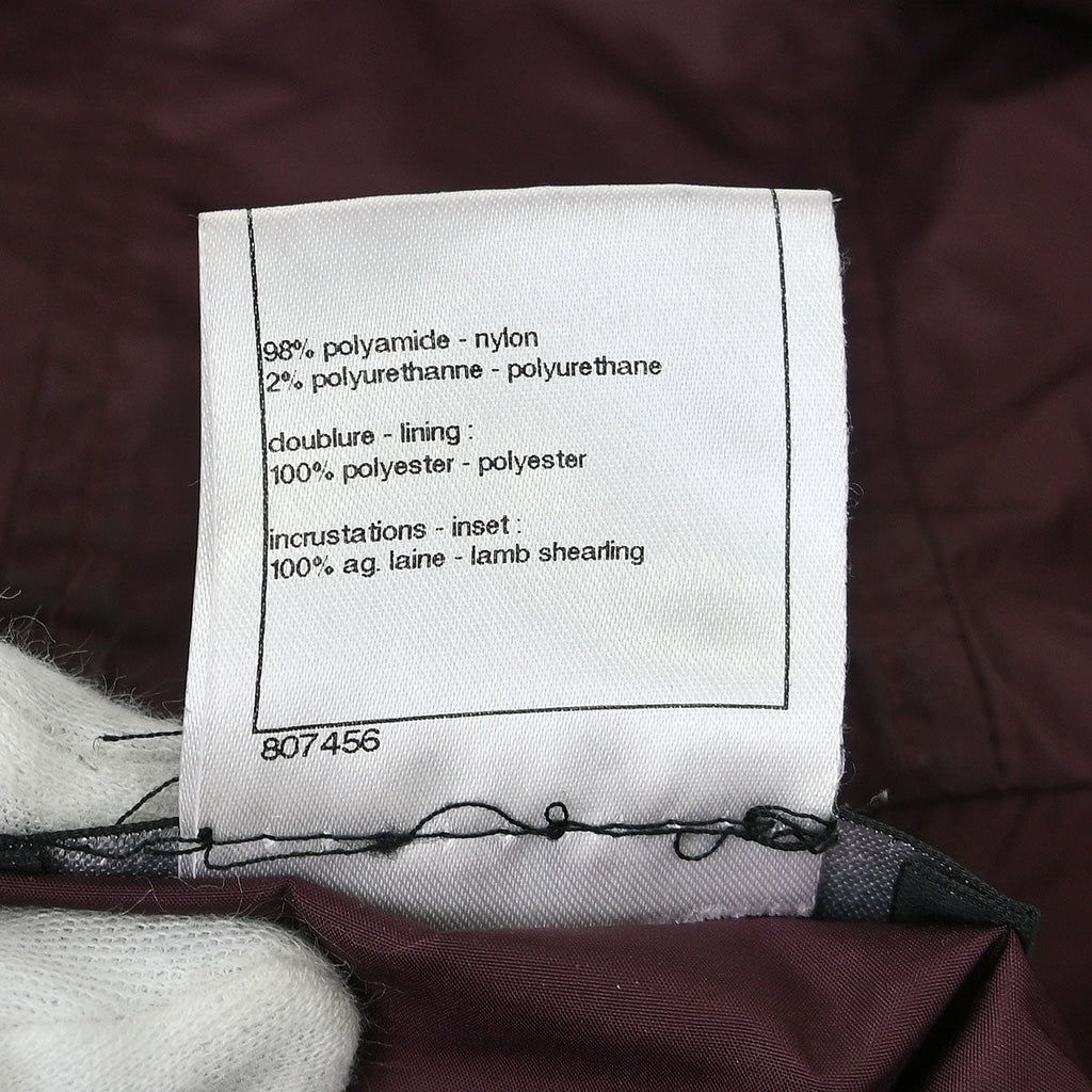Chanel 2013-2014 Single Breasted Zip Up Jacket Black #38
