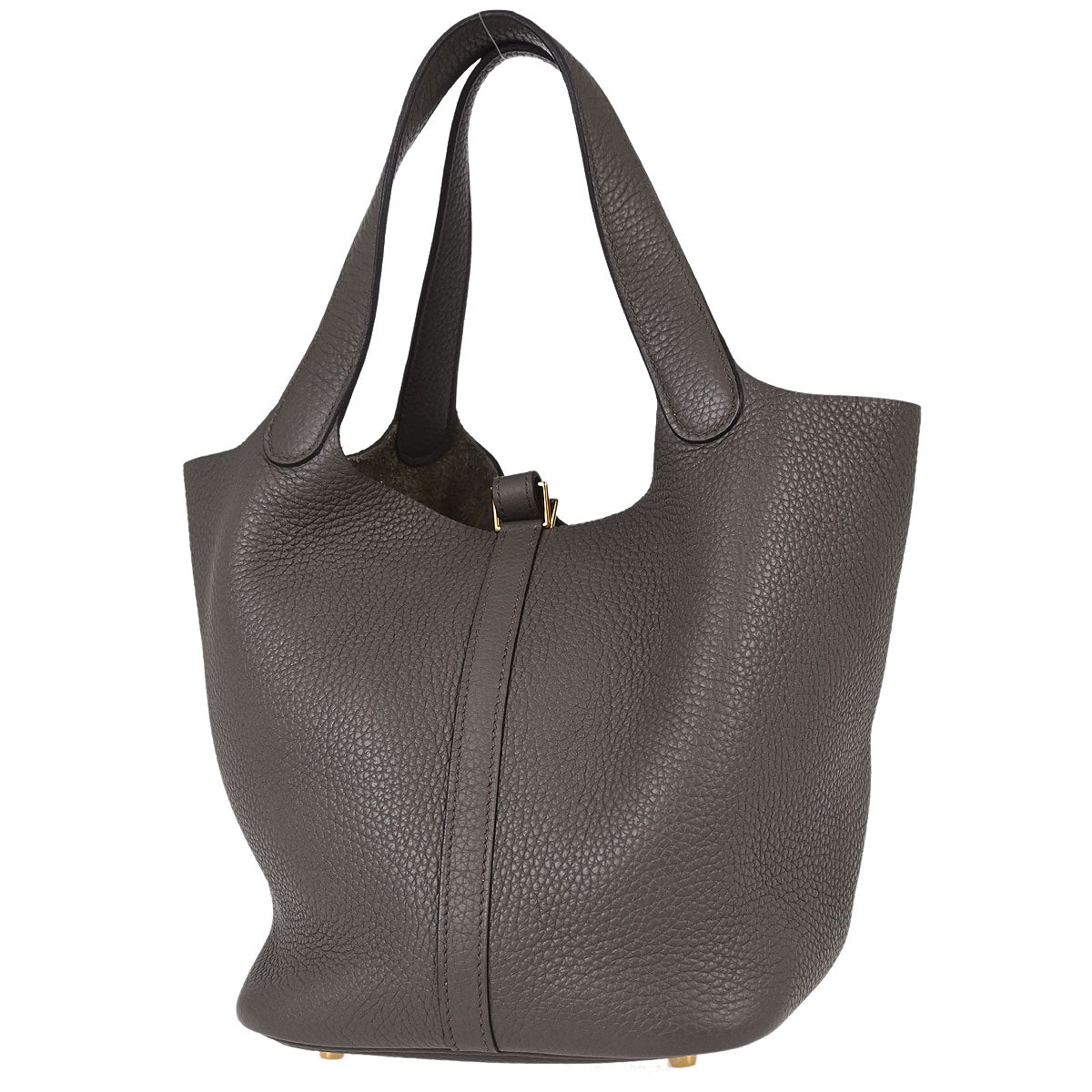 Hermes Etain Taurillon Clemence Picotin Lock 22 MM Handbag