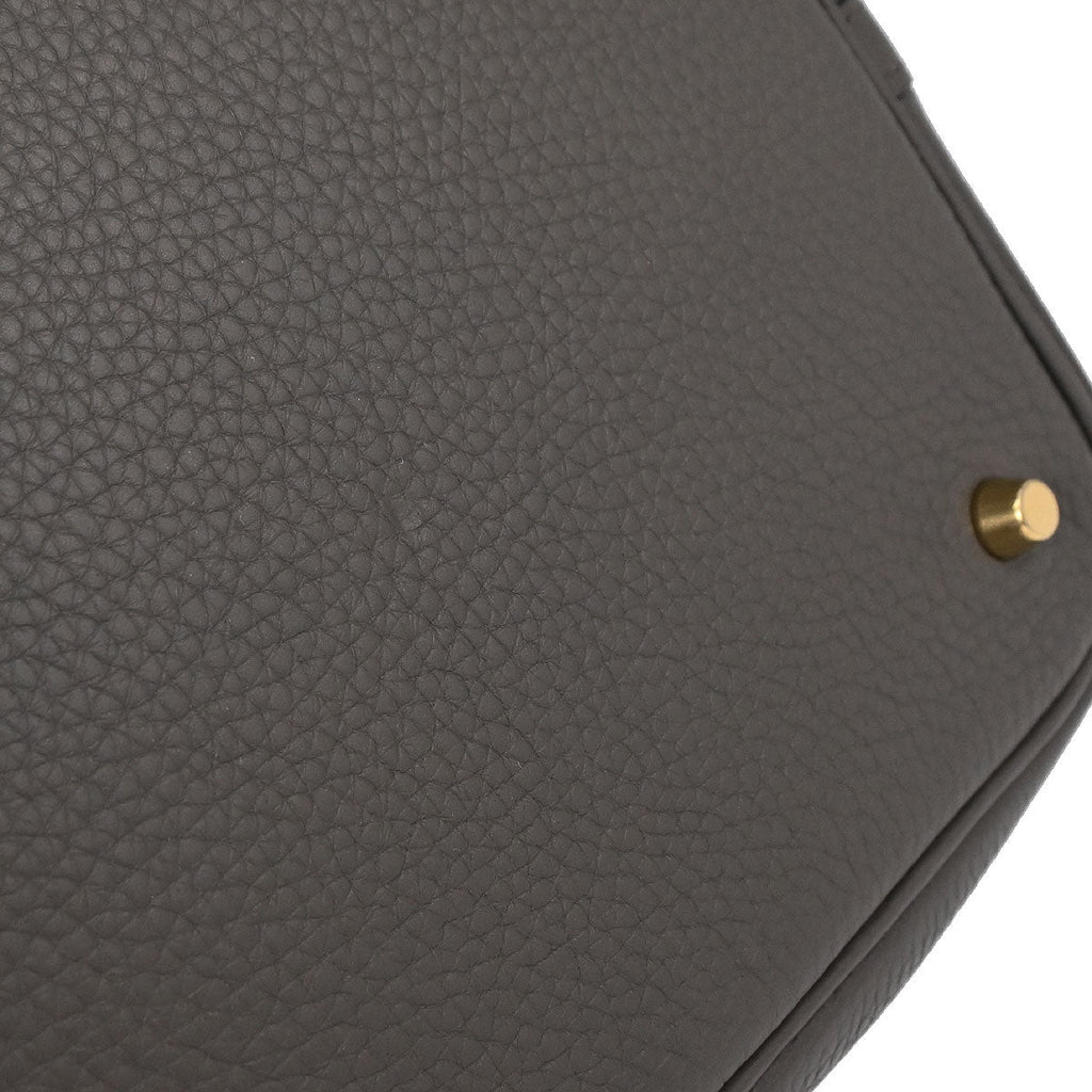 Hermes Etain Taurillon Clemence Picotin Lock 22 MM Handbag