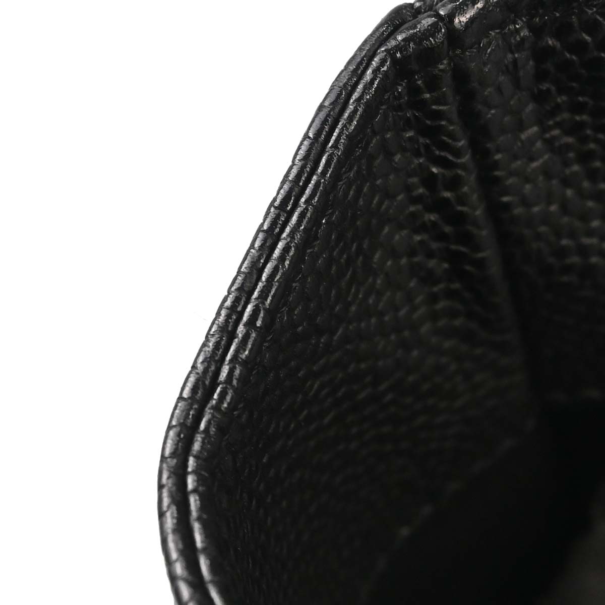 Chanel 2010-2011 Black Caviar Skin Petite Shopping Tote PST Chain Handbag