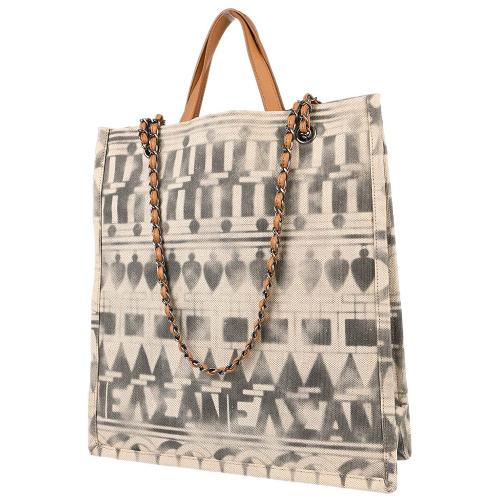 Chanel 2017-2018 Canvas Cruise Coco Perfume Tote Bag