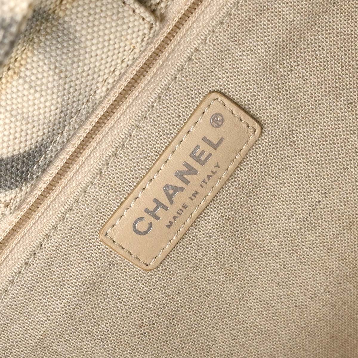 Chanel 2017-2018 Canvas Cruise Coco Perfume Tote Bag