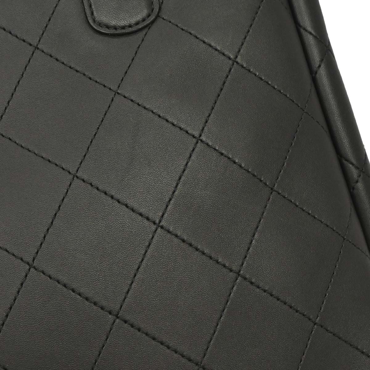 Chanel 2019 Black Calfskin Shopping Tote 2way Shoulder Handbag