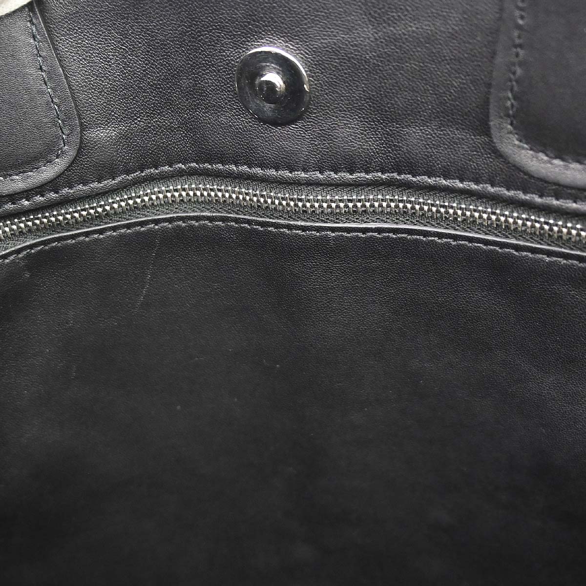 Chanel 2019 Black Calfskin Shopping Tote 2way Shoulder Handbag