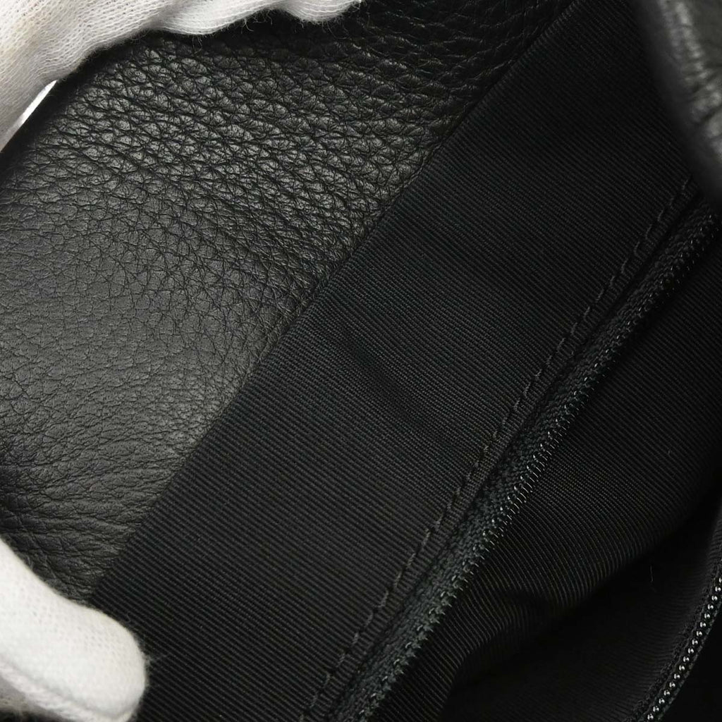 Chanel 2017 Black Deerskin Chevron Urban Spirit 2way Shoulder Handbag
