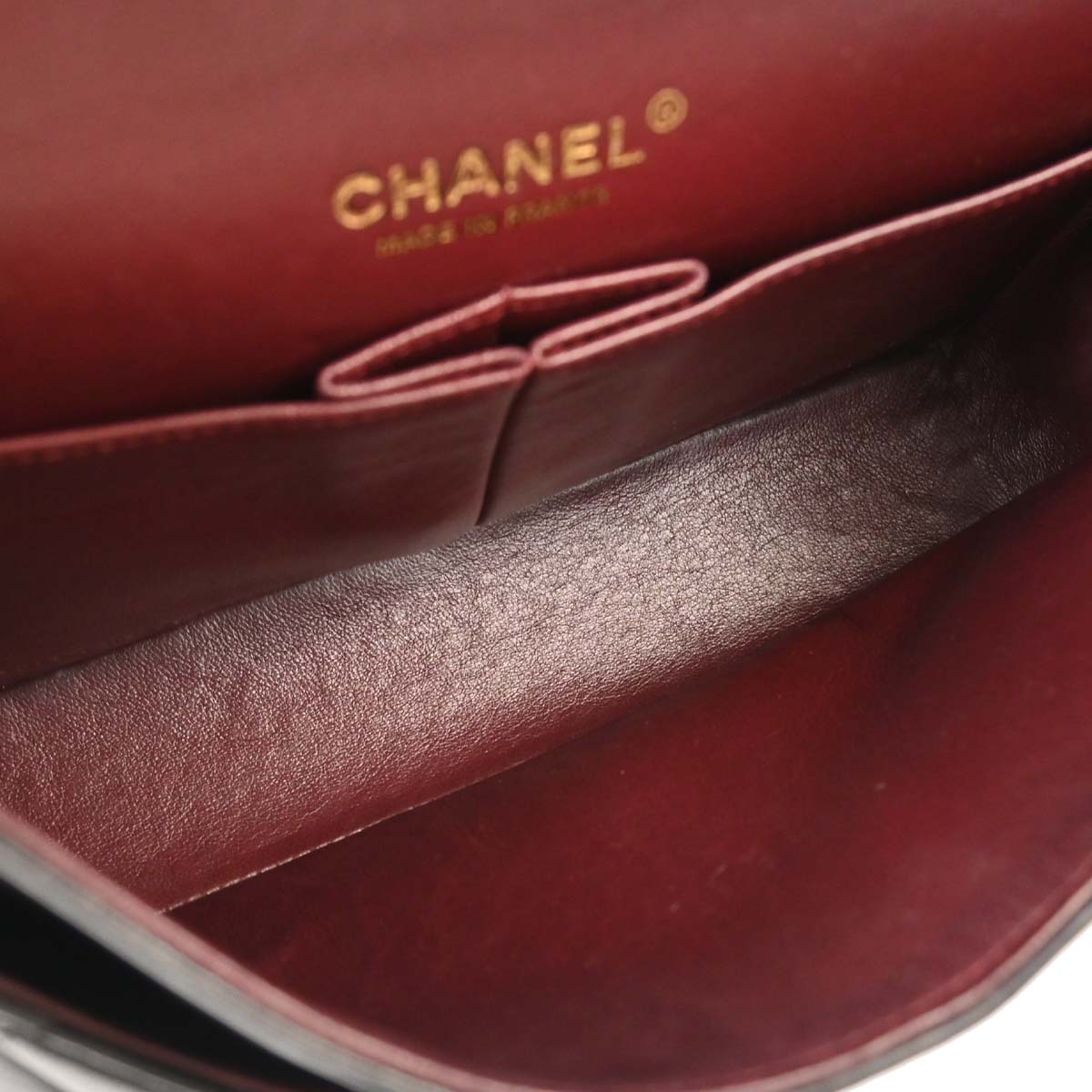 Chanel 2011 Black Lambskin Medium Classic Double Flap Shoulder Bag