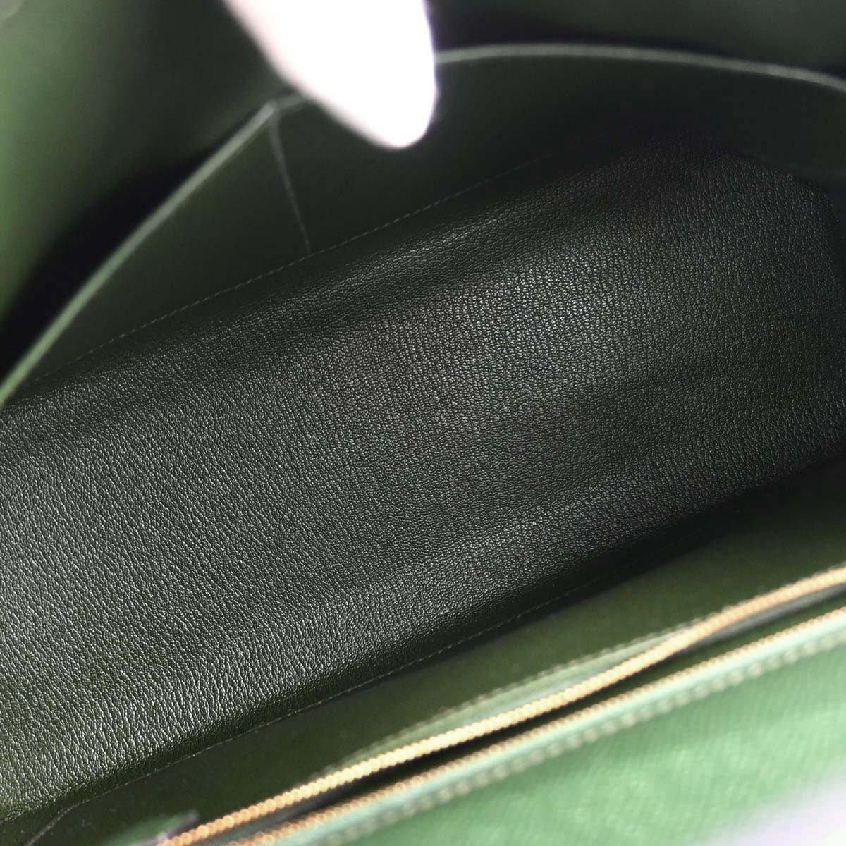 Hermes Vert Anglais Epsom Kelly 32 Sellier 2way Shoulder Handbag