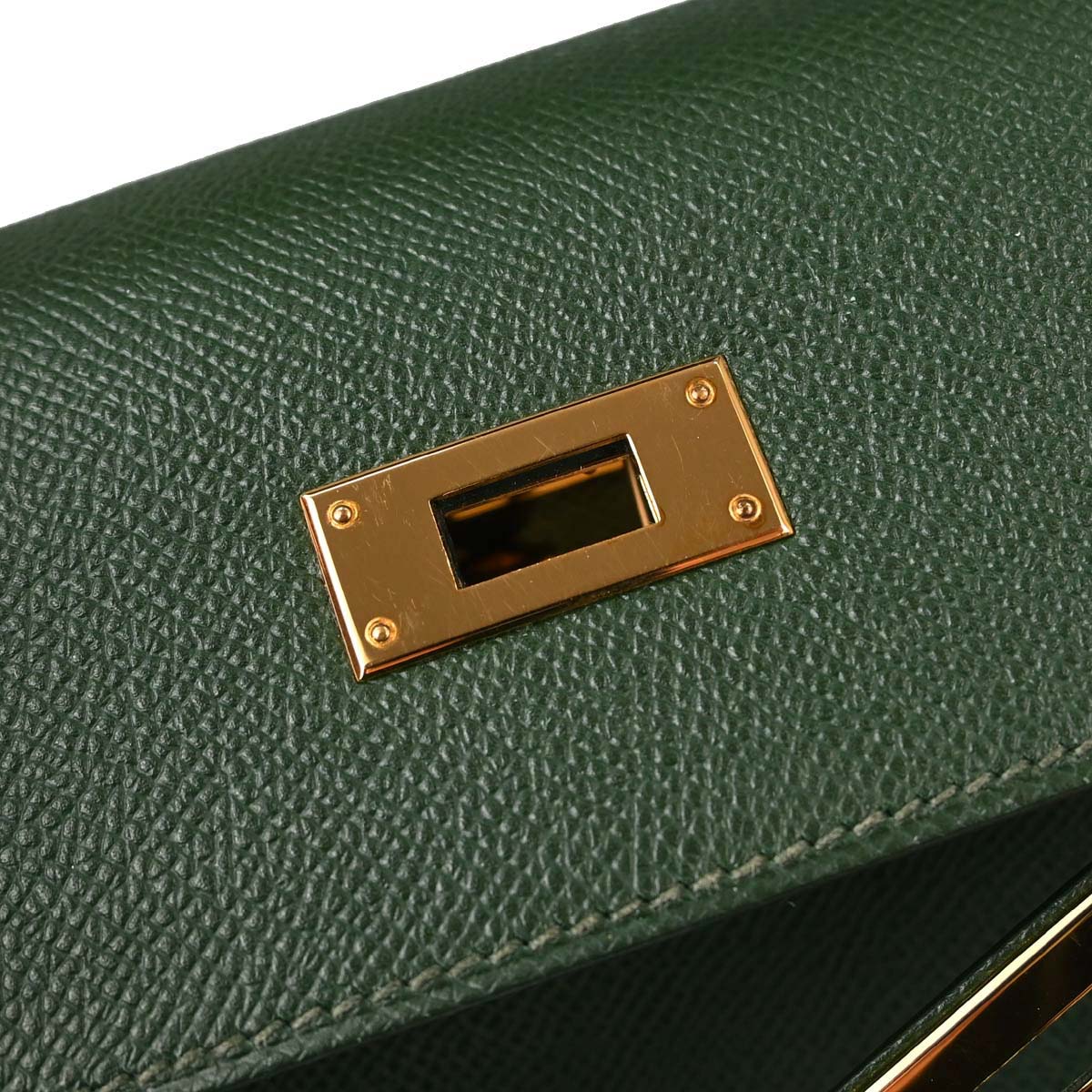 Hermes Vert Anglais Epsom Kelly 32 Sellier 2way Shoulder Handbag