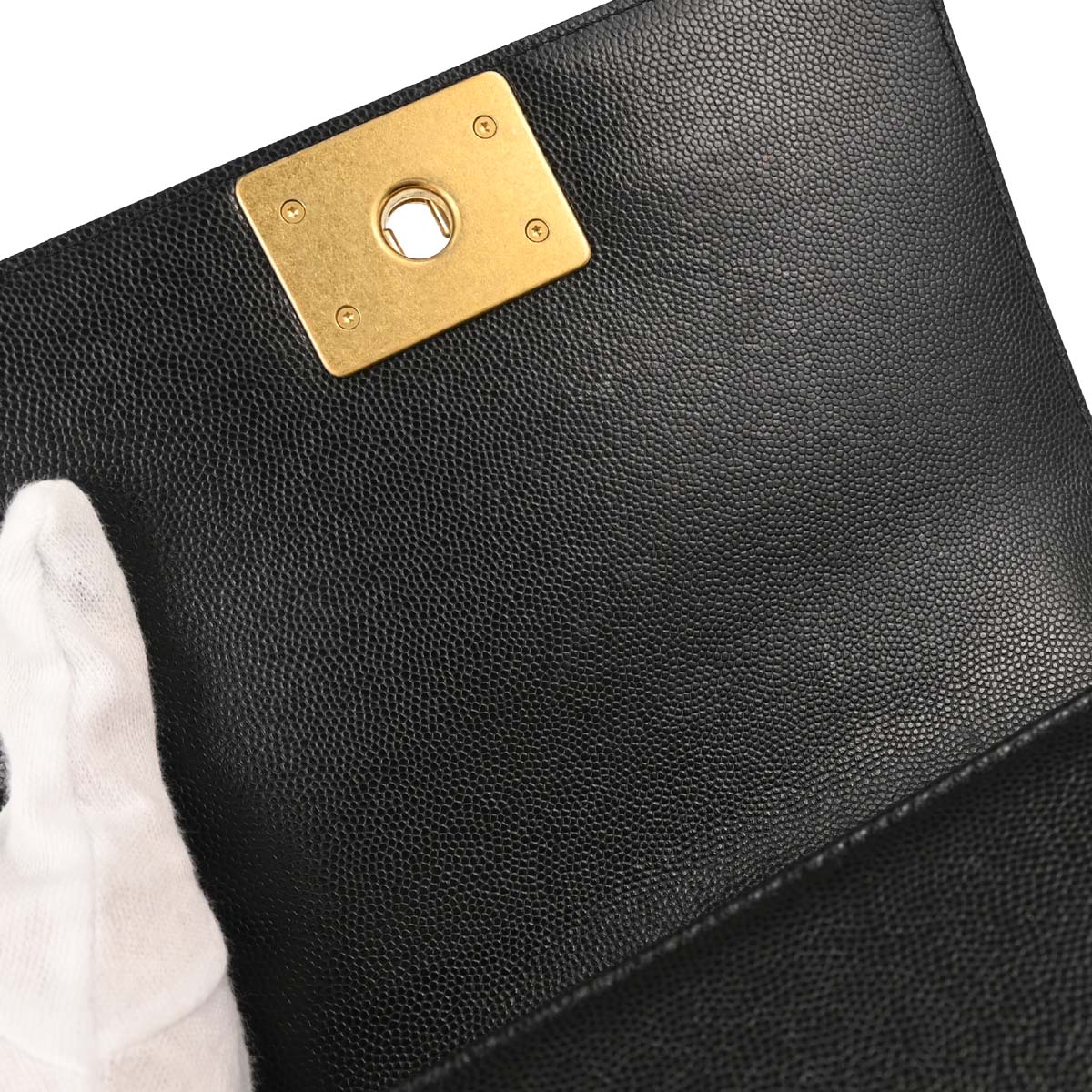 Boy Chanel 2019 Black Caviar Skin Small Chain Shoulder Bag