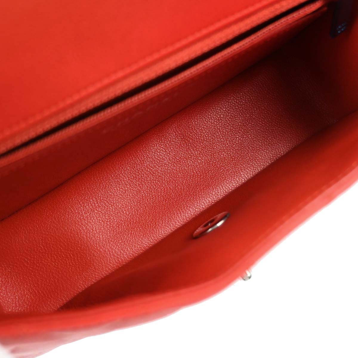 Chanel 2014 Red Lambskin Shoulder Bag