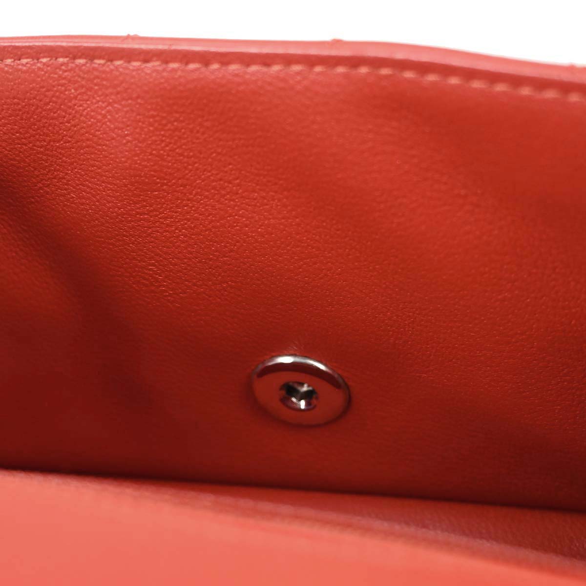 Chanel 2014 Red Lambskin Shoulder Bag