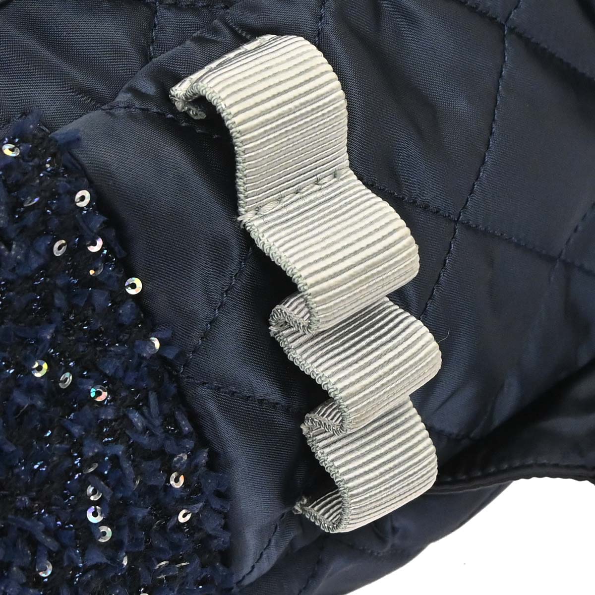 Chanel 2017-2018 Navy Tweed Nylon Sequins Astronaut Essentials Backpack