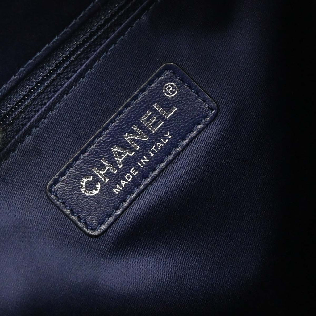 Chanel 2017-2018 Navy Tweed Nylon Sequins Astronaut Essentials Backpack