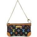 Louis Vuitton Black Multicolor Pochette Milla MM Handbag M60097