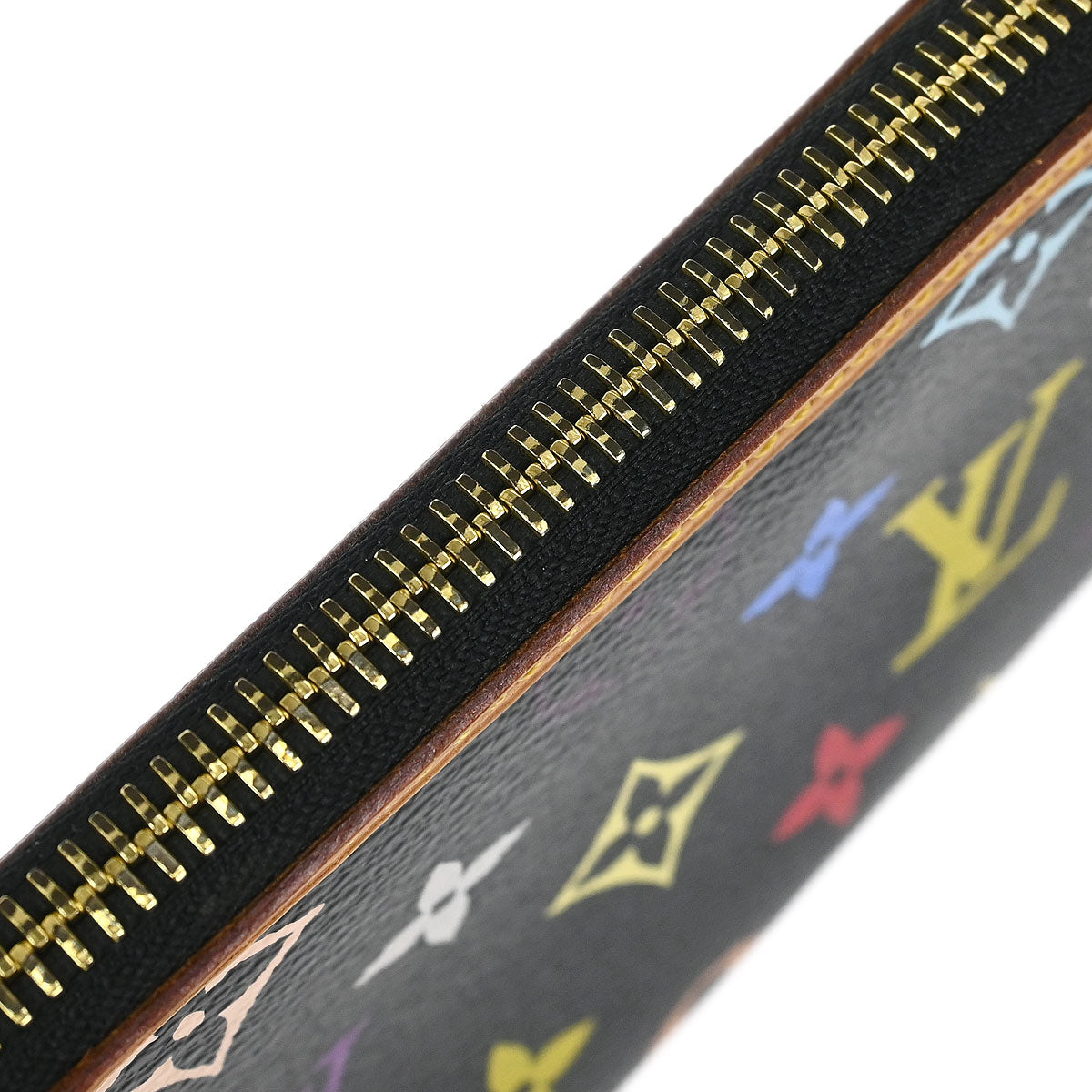 Louis Vuitton Black Multicolor Pochette Milla MM Handbag M60097