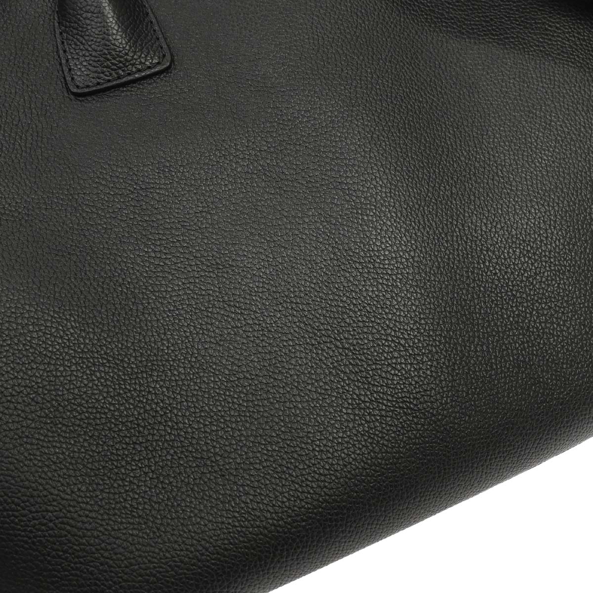 Chanel 2012-2013 Black Calfskin Executive Cerf 2way Shoulder Tote Bag
