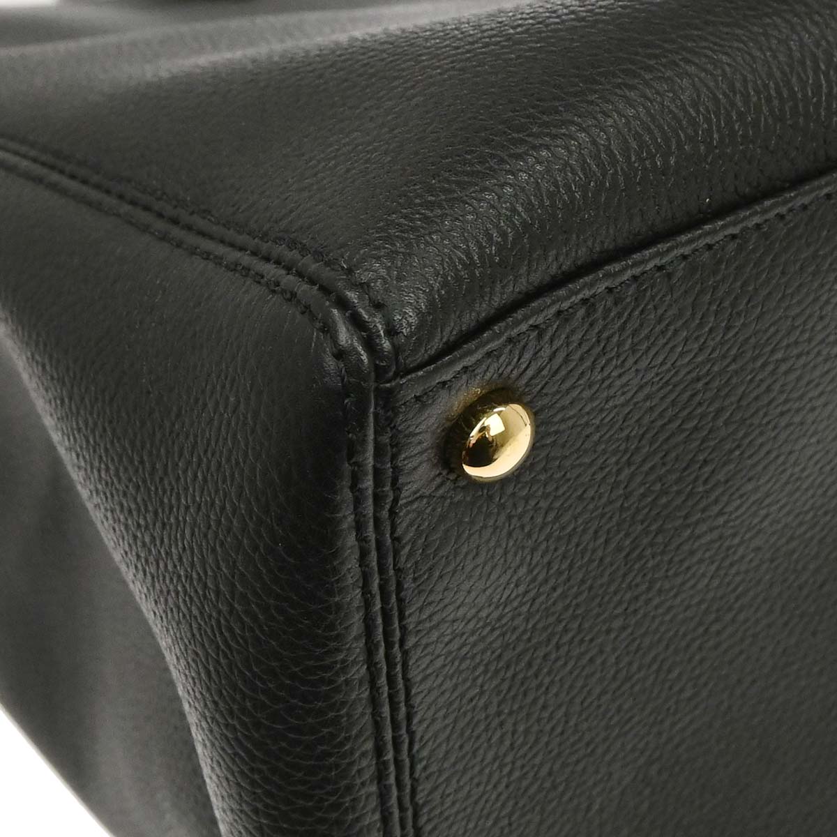 Chanel 2012-2013 Black Calfskin Executive Cerf 2way Shoulder Tote Bag