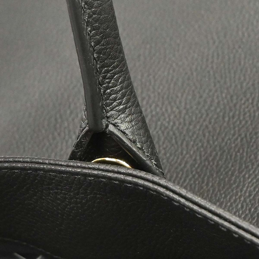 Chanel 2012-2013 Black Calfskin Executive Cerf 2way Shoulder Tote Bag