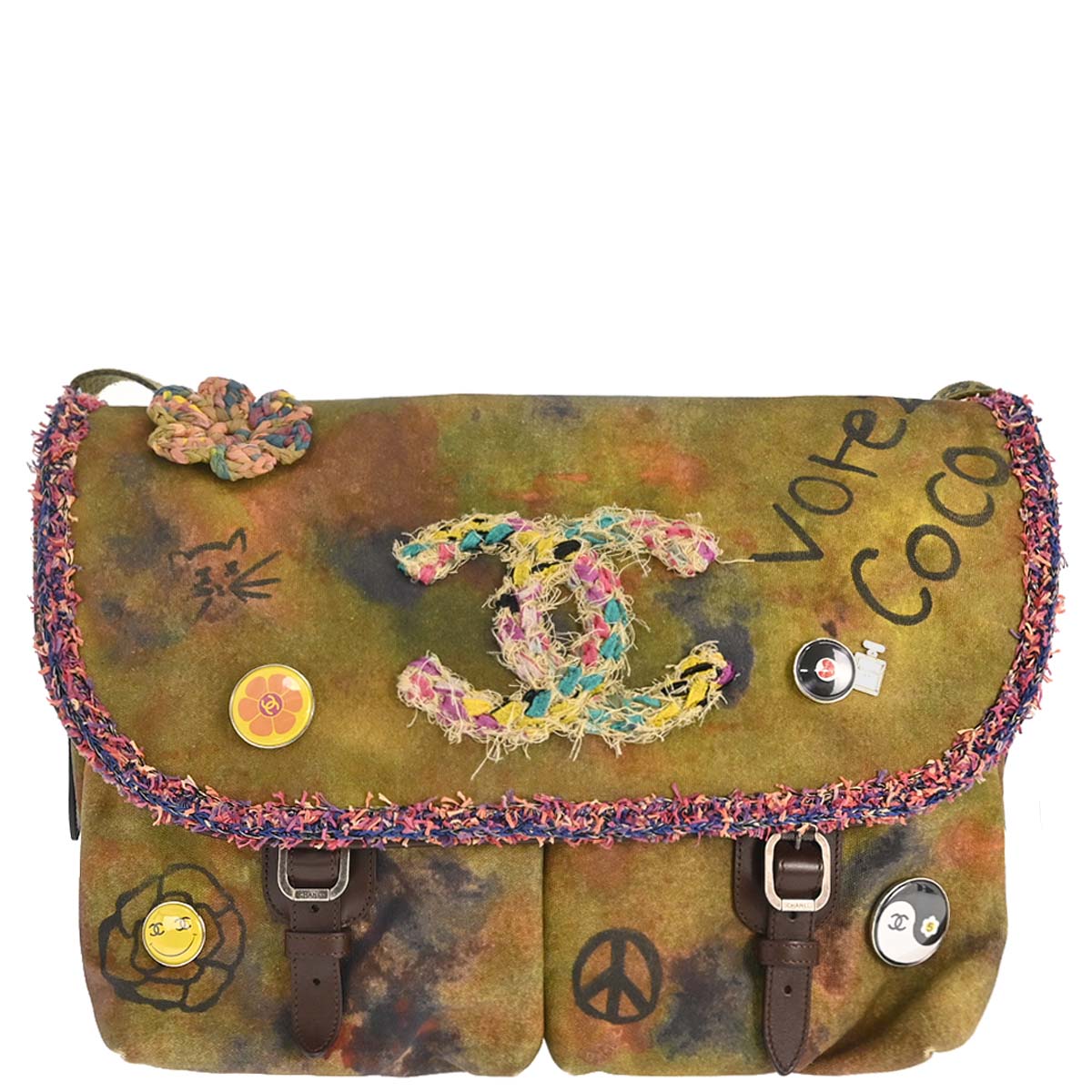 Chanel 2014-2015 Graffiti On The Pavements Shoulder Bag