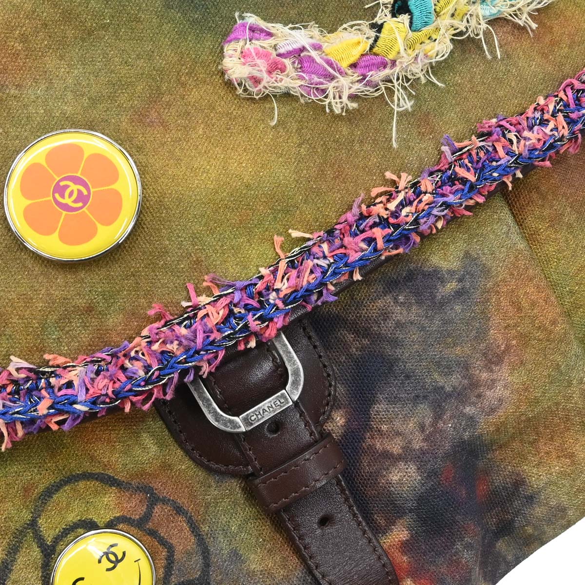 Chanel 2014-2015 Graffiti On The Pavements Shoulder Bag