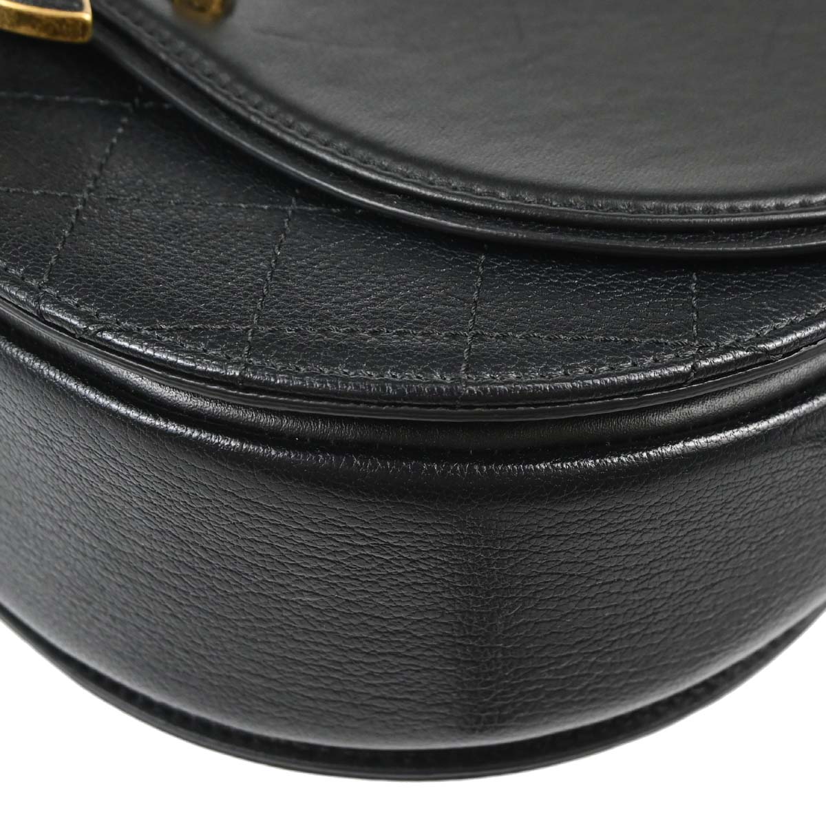 Chanel Black Calfskin Coco Curve 2way Shoulder Handbag