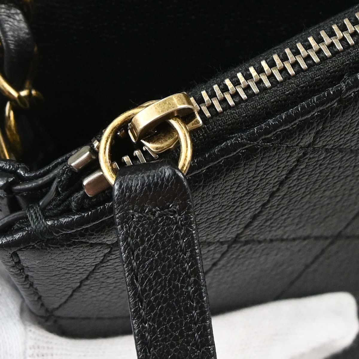 Chanel Black Calfskin Coco Curve 2way Shoulder Handbag