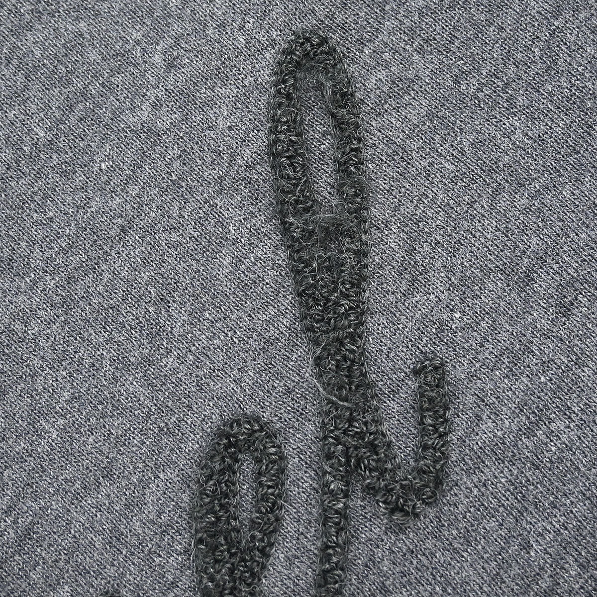 Chanel 2010 Short Sleeve Sweater Top Gray #36