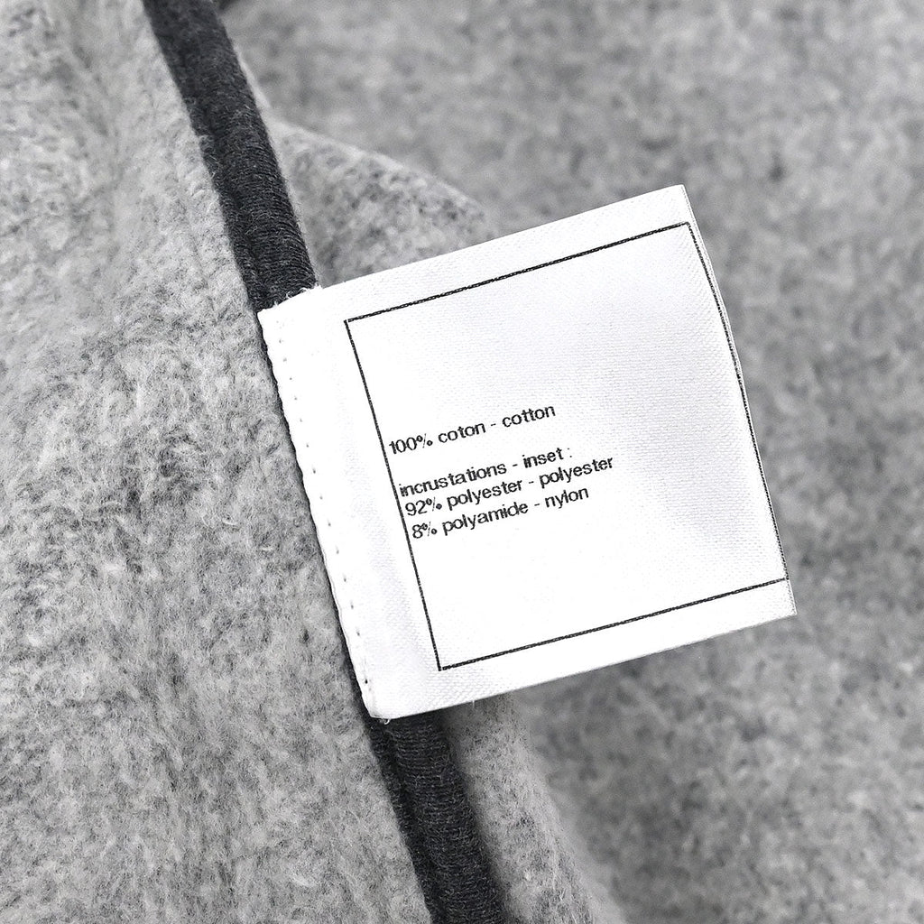 Chanel 2010 Short Sleeve Sweater Top Gray #36