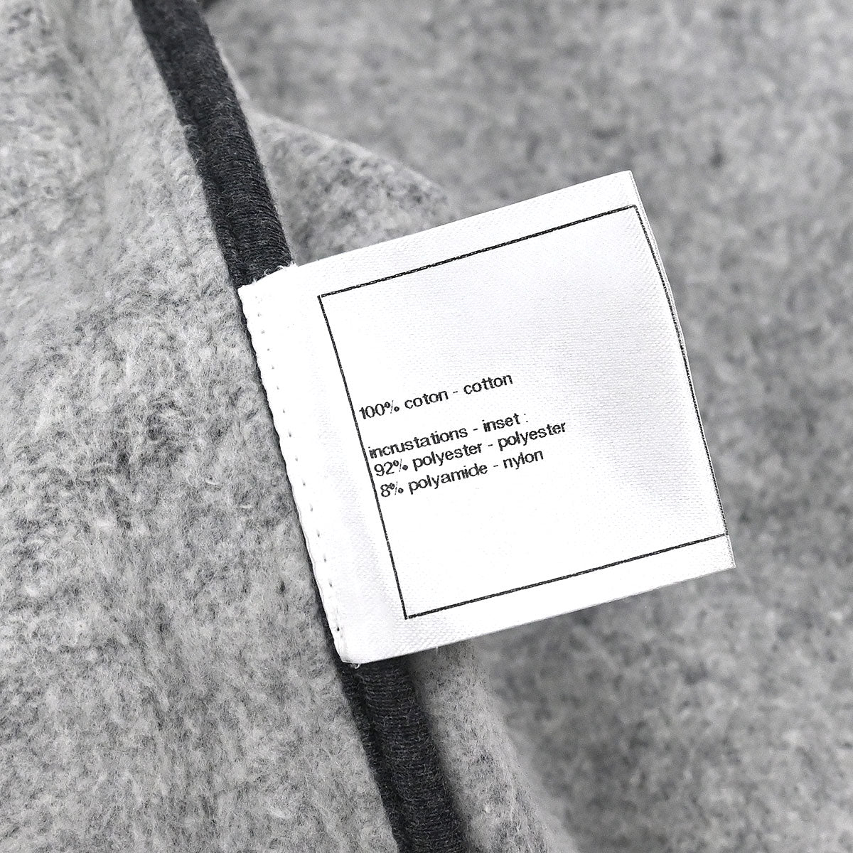 Chanel 2010 Short Sleeve Sweater Top Gray #36