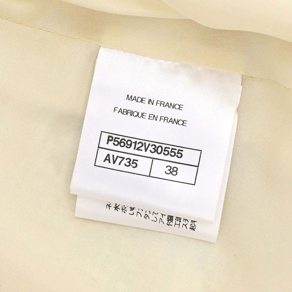 Chanel 2017 Tweed Skirt Ivory #38