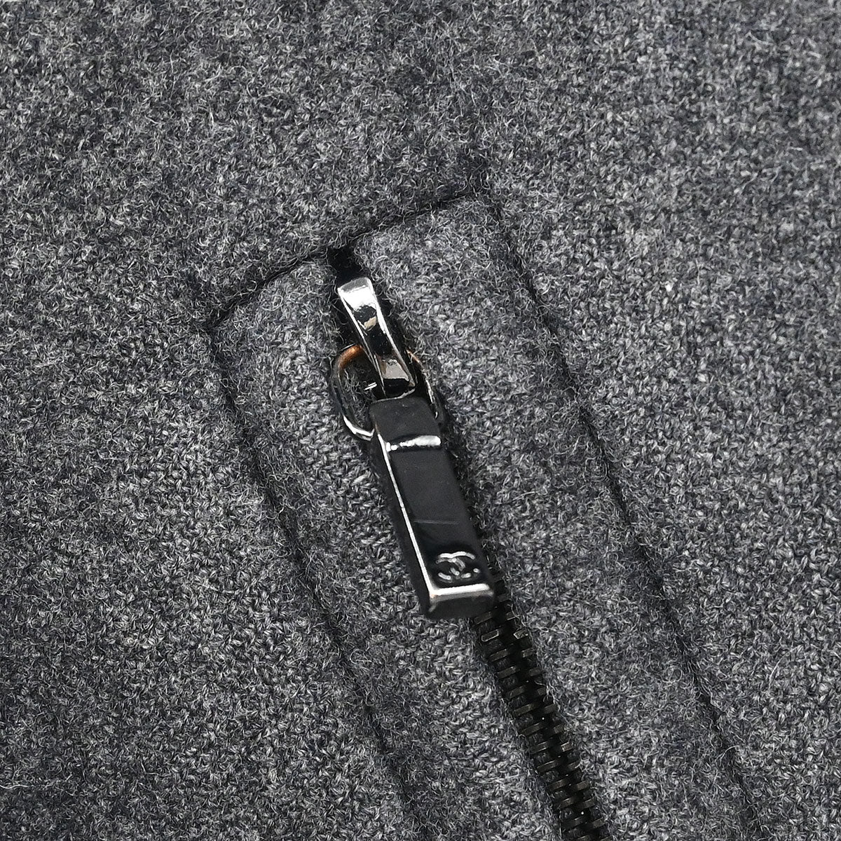 Chanel 2017 Double Breasted Jacket Gray #38