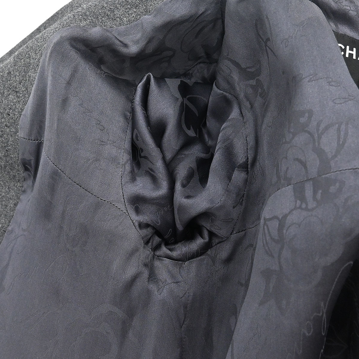 Chanel 2017 Double Breasted Jacket Gray #38